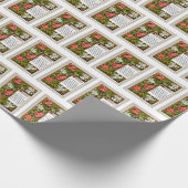 ヴィンテージクリスマスの願い ラッピングペーパー (角)