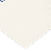 ヴィンテージクリスマスをテーマにしたテーブルデコールホワイトネイビー ショートテーブルランナー (コーナー)