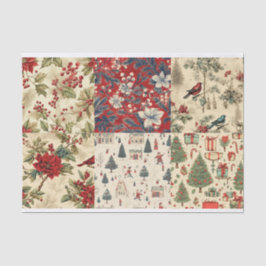 ヴィンテージクリスマスをテーマにした背景 薄葉紙