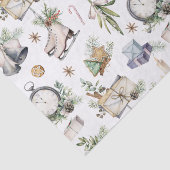 ヴィンテージクリスマスアイススケートクリスマスベル 薄葉紙