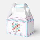 ヴィンテージクリスマスアドベントカレンダーの個人用設定 フェイバーボックス (裏面サイド)