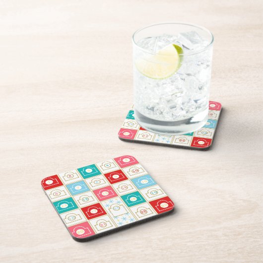 ヴィンテージクリスマスアドベントカレンダー コースター (右側)