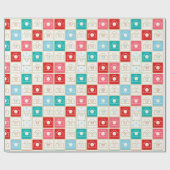 ヴィンテージクリスマスアドベントカレンダー ラッピングペーパー (フラット)