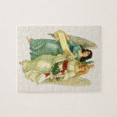 ヴィンテージクリスマスアンゲリッビクトリアンク天使 ジグソーパズル (横)