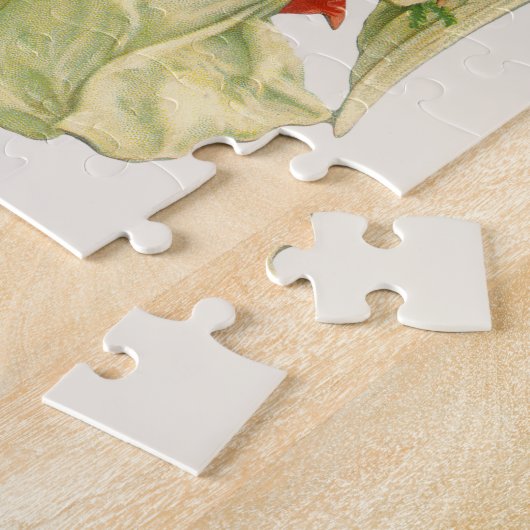 ヴィンテージクリスマスアンゲリッビクトリアンク天使 ジグソーパズル (側面)