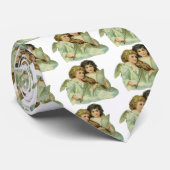 ヴィンテージクリスマスアンジェルスビクトリアン音楽ヴァイオリン ネクタイ (ロール)