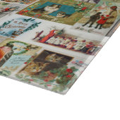 ヴィンテージクリスマスアンティークコラージュクリスマス カッティングボード (角)