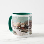 ヴィンテージクリスマスイブコーヒーマグ マグカップ (正面左)