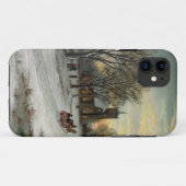 ヴィンテージクリスマスイブナイト Case-Mate iPhoneケース (裏面(横))