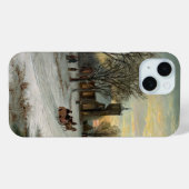 ヴィンテージクリスマスイブナイト Case-Mate iPhoneケース (裏面 (横))