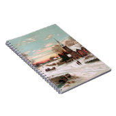 ヴィンテージクリスマスイブノートブック ノートブック (右側)