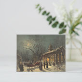 ヴィンテージクリスマスイブ葉書 シーズンポストカード (スタンド正面)