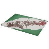 ヴィンテージクリスマスイブ、レトロサンタクロースのスリー カッティングボード (角)