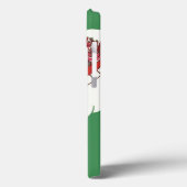 ヴィンテージクリスマスイブ、レトロサンタクロースのスリー Case-Mate iPhoneケース (裏面 / 左)