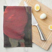 ヴィンテージクリスマスイブbyジェシー・ウィルコックス・スミス キッチンタオル (四つ折り)