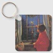 ヴィンテージクリスマスイブbyジェシー・ウィルコックス・スミス キーホルダー (正面)