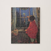 ヴィンテージクリスマスイブbyジェシー・ウィルコックス・スミス ジグソーパズル (縦)