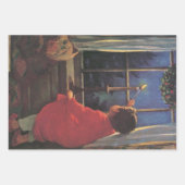 ヴィンテージクリスマスイブbyジェシー・ウィルコックス・スミス ラッピングペーパーシート (正面3)