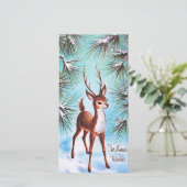 ヴィンテージクリスマスウィズディアホリデーカード シーズンカード (スタンド正面)