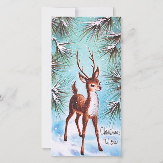 ヴィンテージクリスマスウィズディアホリデーカード シーズンカード (正面)