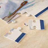 ヴィンテージクリスマスウィッシュパズル ジグソーパズル (側面)