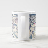 ヴィンテージクリスマスウィンタービレッジ雪景色 ジャンボコーヒーマグカップ (裏面)