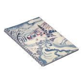 ヴィンテージクリスマスウィンタービレッジ雪景色 ノートブック (右側)