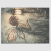 ヴィンテージクリスマスウィンターフェアリー&ランプデコページ 薄葉紙 (正面)