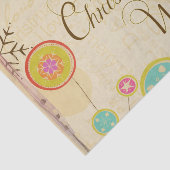 ヴィンテージクリスマスウィーズティッシュペーパー 薄葉紙 (詳細)