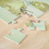 ヴィンテージクリスマスウッドランド感動的動物 ジグソーパズル (側面)