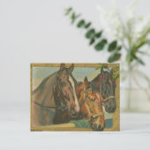 ヴィンテージクリスマスウマ シーズンポストカード (スタンド正面)