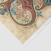 ヴィンテージクリスマスエフェメラ、ホリー&華美文字 薄葉紙 (詳細)