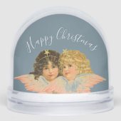 ヴィンテージクリスマスエンジェルとスノーフレーク (正面)