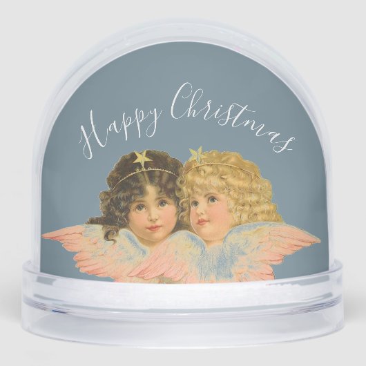 ヴィンテージクリスマスエンジェルとスノーフレーク (正面)