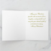 ヴィンテージクリスマスエンジェルと子供 カード (内部)