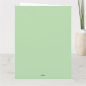 ヴィンテージクリスマスエンジェルと子供 カード (裏面)