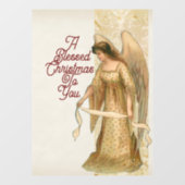 ヴィンテージクリスマスエンジェルウィンドウ ウィンドウサイン (シート)