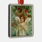 ヴィンテージクリスマスエンジェルオーナメント メタルオーナメント (右)