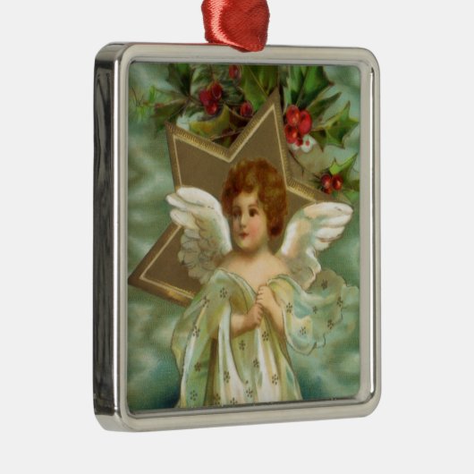 ヴィンテージクリスマスエンジェルオーナメント メタルオーナメント (右)