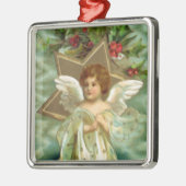 ヴィンテージクリスマスエンジェルオーナメント メタルオーナメント (左)