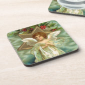 ヴィンテージクリスマスエンジェルコースター コースター (左側)