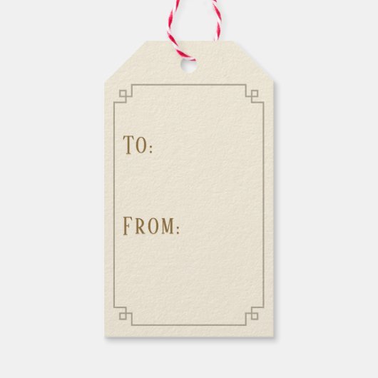 ヴィンテージクリスマスエンジェルコーラスホリデーギフトラベル ギフトタグ (裏面)