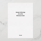 ヴィンテージクリスマスエンジェルスとマドンナ&チャイルド 箔シーズンカード (裏面)