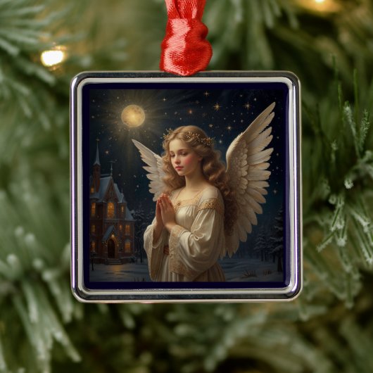 ヴィンテージクリスマスエンジェルスターリーナイト メタルオーナメント (ツリー)