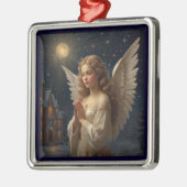 ヴィンテージクリスマスエンジェルスターリーナイト メタルオーナメント (左)
