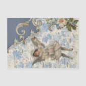 ヴィンテージクリスマスエンジェルソングデカップクラフト 薄葉紙 (正面)