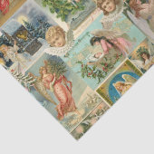 ヴィンテージクリスマスエンジェルティッシュペーパーラップ 薄葉紙 (詳細)