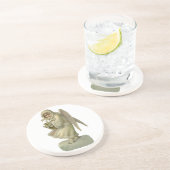 ヴィンテージクリスマスエンジェルビクトリアンフラワーダイカット コースター (側面)