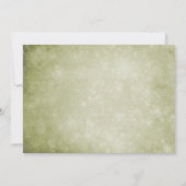 ヴィンテージクリスマスエンジェルホリデーパーティー招待状 招待状 (裏面)