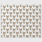 ヴィンテージクリスマスエンジェルホリデー宗教的 ラッピングペーパー (フラット)